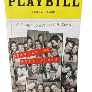 Daniel Radcliff Broadway Playbill Merrily We Roll Along Stephen Sondheim